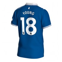 Fotballdrakt Herre Everton Ashley Young #18 Hjemmedrakt 2023-24 Kortermet